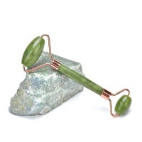 ماساژور جید رولر صورت و سنگ گواشا رزگلد ریلکس Relax